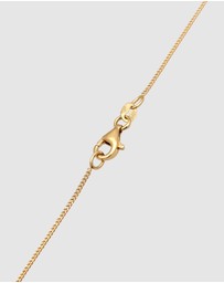 Elli Jewelry - Necklace Pendant Crescent Moon Star Astro in 925 Sterling Silver Gold Plated