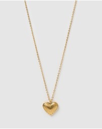 Arms Of Eve - Jasmine Gold Heart Necklace