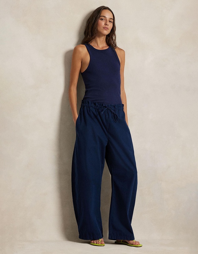 Polo Ralph Lauren - Cotton Curved Tapered Drawstring Pant - The ICONIC Exclusive
