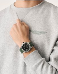 Aston Martin - HLC Chronograph Solar Bertelli Green Silicone Strap Watch