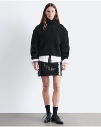 & Other Stories - Cropped Turtleneck Jumper