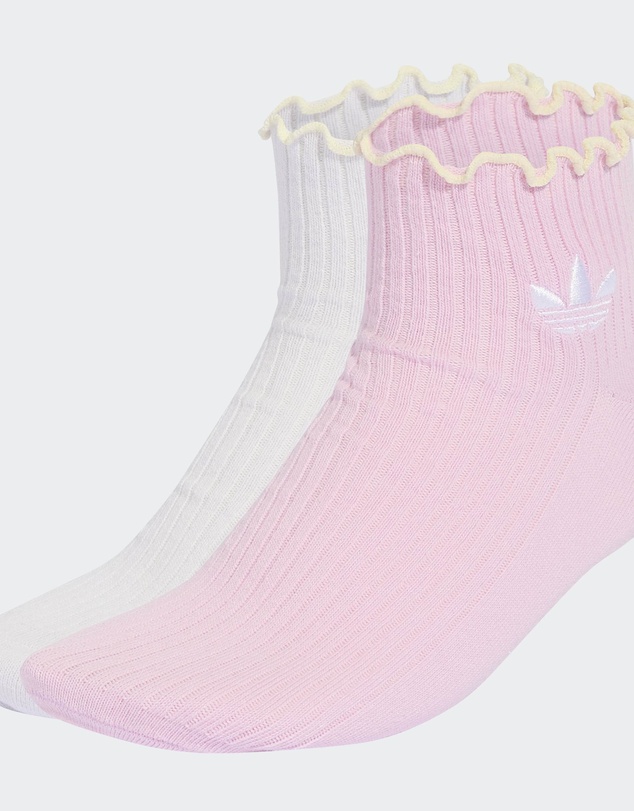 adidas Originals - RUFFLE QUARTER SOCKS Unisex