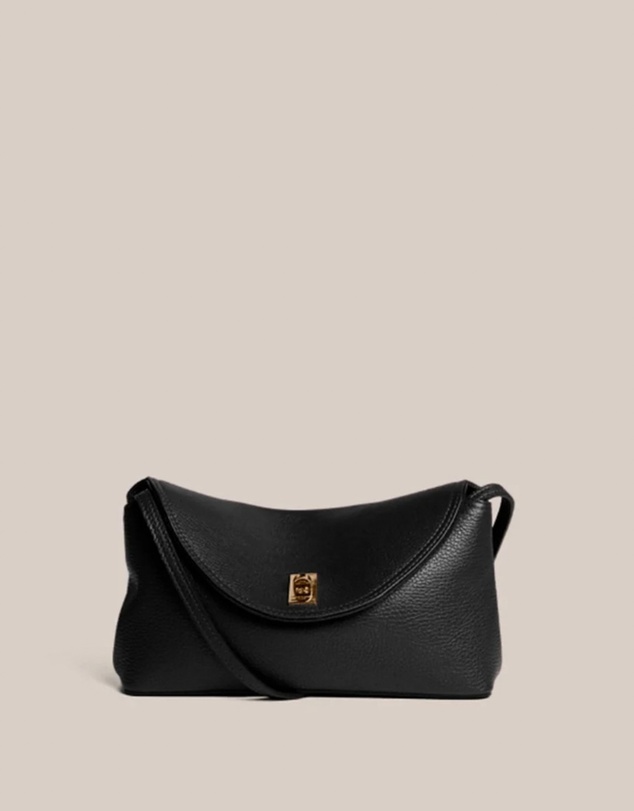 VESTIRSI - Sloane Black Leather Convertible Clutch