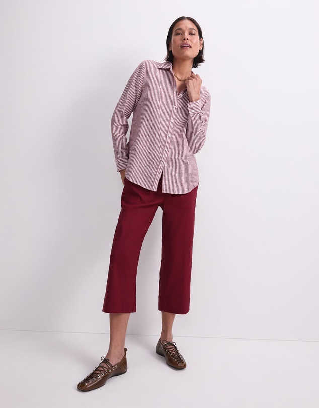 Sportscraft - Rosa Crop Linen Pant