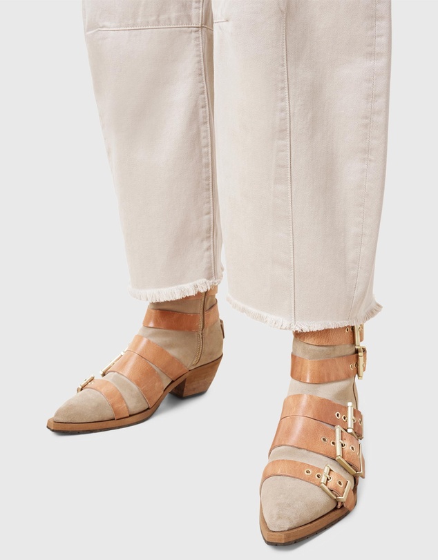AllSaints - Jane Multi Buckle Boots - Women's