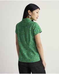 Seasalt - Seasalt Cornwall Green Rushmaker Shirt