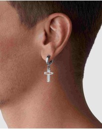 Diesel - Steel Silver Tone Earring