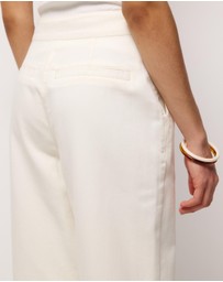 AERE - Joni Wide Leg Denim Pants