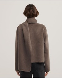 Witchery - Crop Scarf Coat