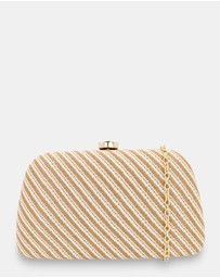Morgan & Taylor - Brooke Clutch in Beige