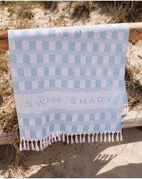 Swim Shady - Ocean Current Beach Towel