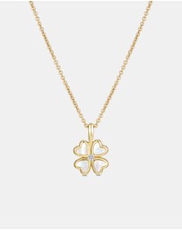 Mestige Kids - Cute as a Clover Necklace - 18K Gold Plated
