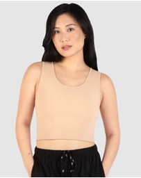 B Free Intimate Apparel - Cotton Chest Binder Crop Tank