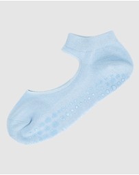 Pussyfoot - 3 Pack Bamboo Pilates Barre Yoga Grip Ankle Socks