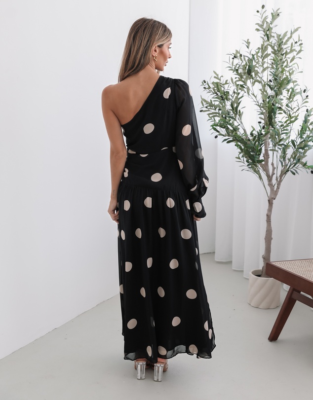 Esther & Co - Serenella Dress - Black Spot