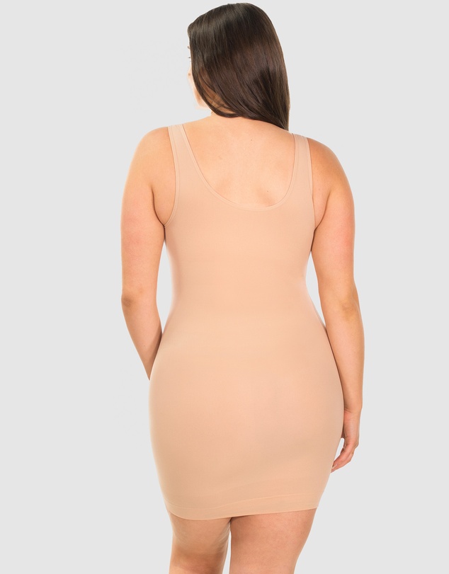 B Free Intimate Apparel - Curvy Ultra Light Shaping V-Tank Slip