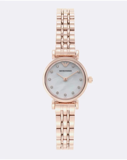 Emporio Armani - Rose Gold-Tone Analogue Watch