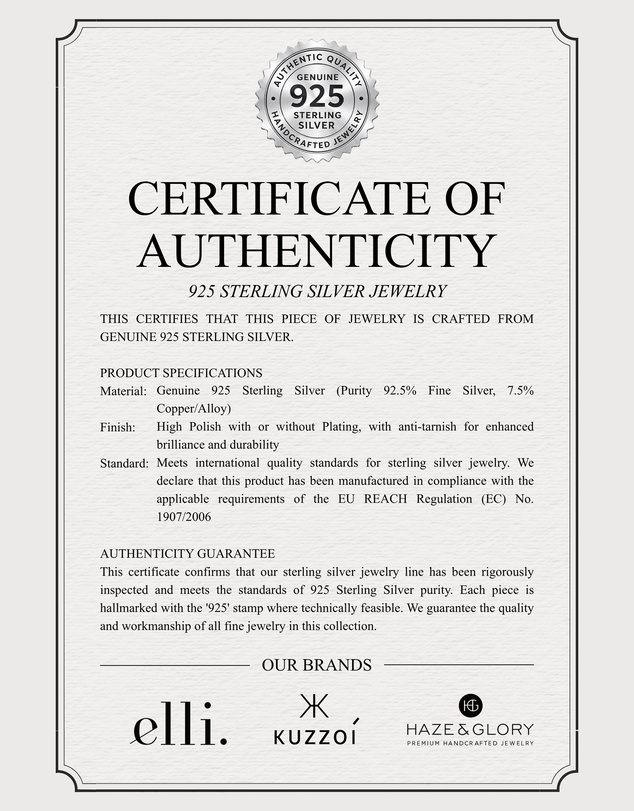 Elli Jewelry - Emerald Zirconia Band Ring in Gold-Plated 925 Silver