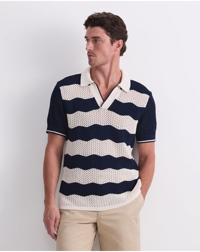 navy/white