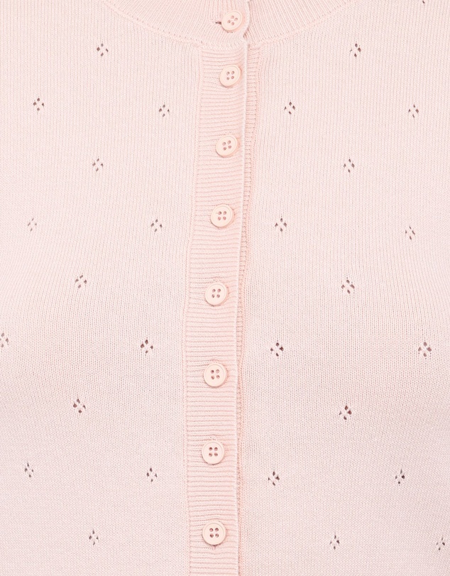 Petal & Pup - Monae Pointelle Button Up Top - Pink
