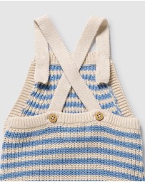 Wilson & Frenchy - Organic Knitted Stripe Overalls - Babies