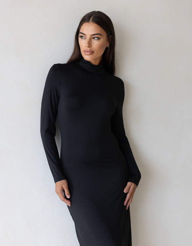 Mod Squad - Luxe Long Sleeve Slip Dress Base Layer