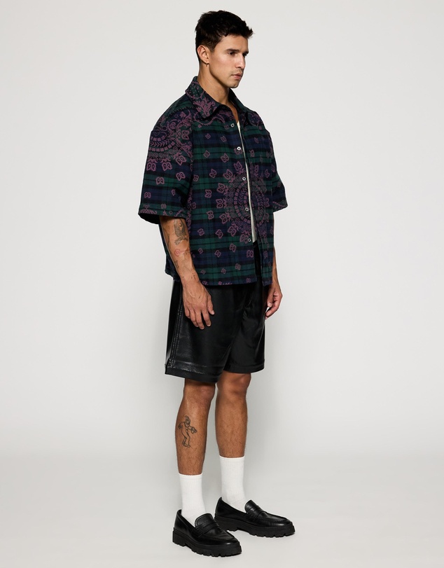 RHUDE - Paisley Flannel Boxy Shirt