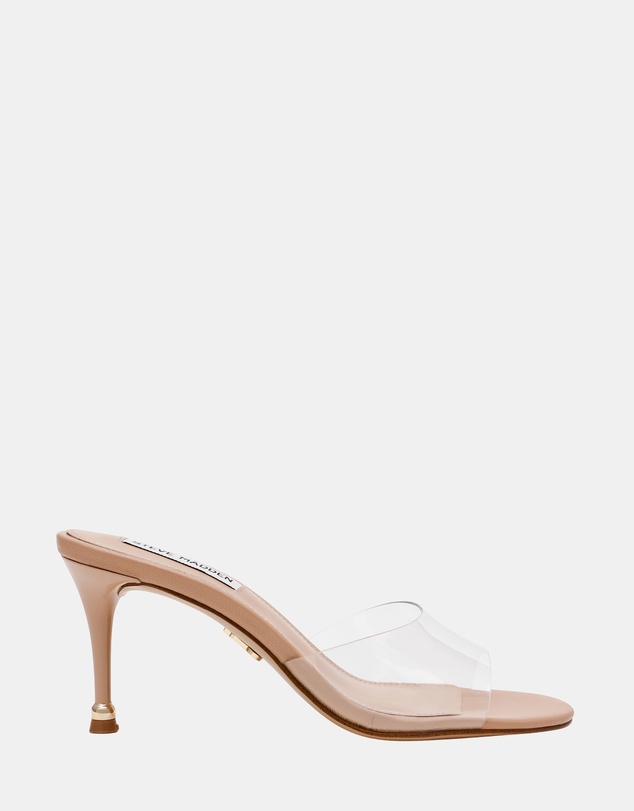 Steve Madden - Rivington Clear Nude Heels