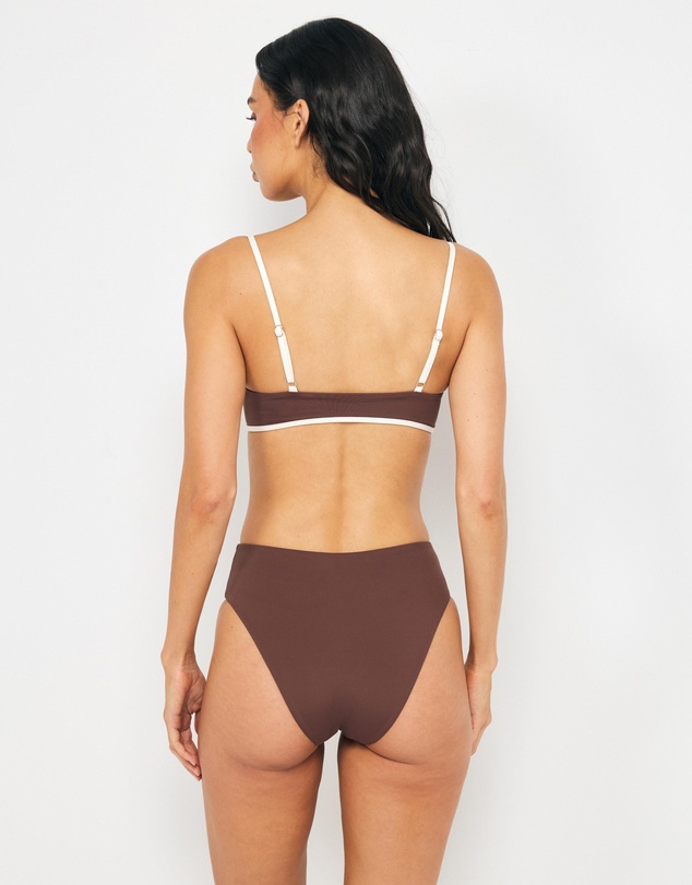 AERE - Cala Contrast Bikini Top