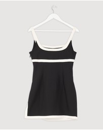 Revibe - Repaired BY JOHNNY. Calypso Splice Mini Dress - AU 10