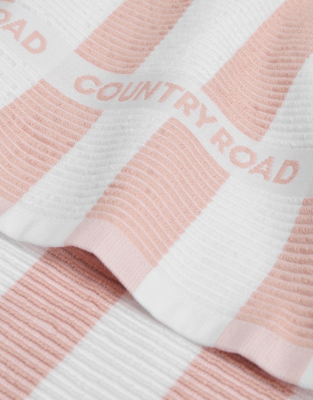 Country Road - Cr Stripe Australian Cotton Tea Towel Pack Of 3
