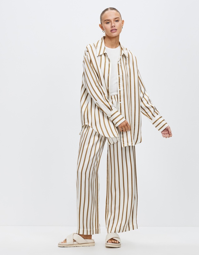 Assembly Label - Italian Jacquard Stripe Shirt