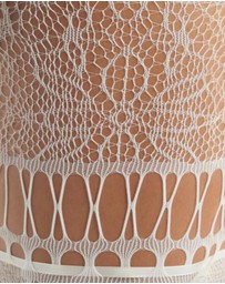 High Heel Jungle - Chevonne Lace And Satin Fishnet Tights