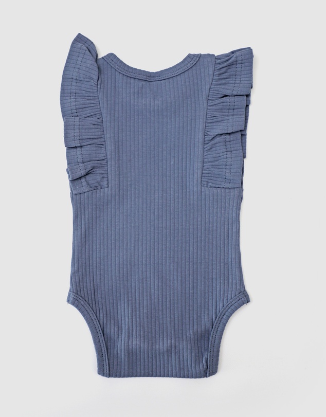 WITH LOVE FOR KIDS - Shimmy Wide Rib Tank Onesie - Babies