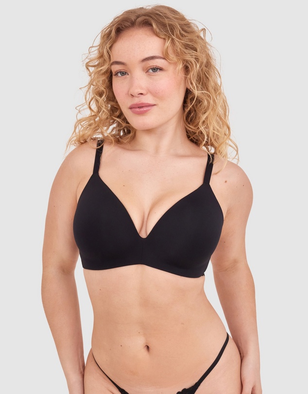 Bras N Things - NKD Lightly Lined Wirefree Bra - Black