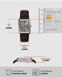 Fossil - Carraway Brown Analogue Watch