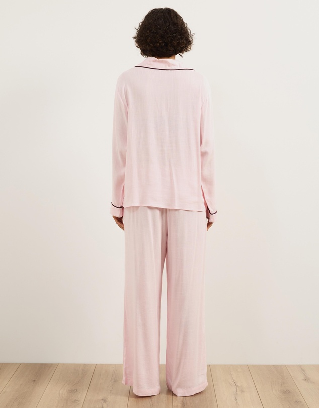 Atmos&Here - Ava Linen Blend Long PJ Set