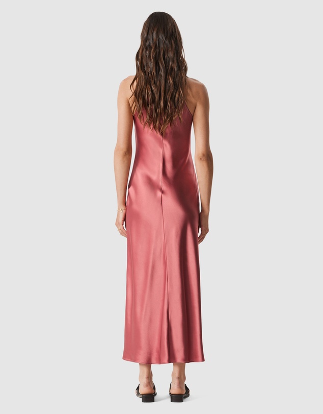 & Other Stories - Sleeveless Satin Midi Dress
