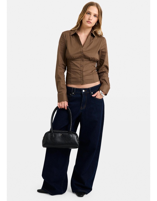 Alice In The Eve - Isha Button Down Long Sleeve Shirt