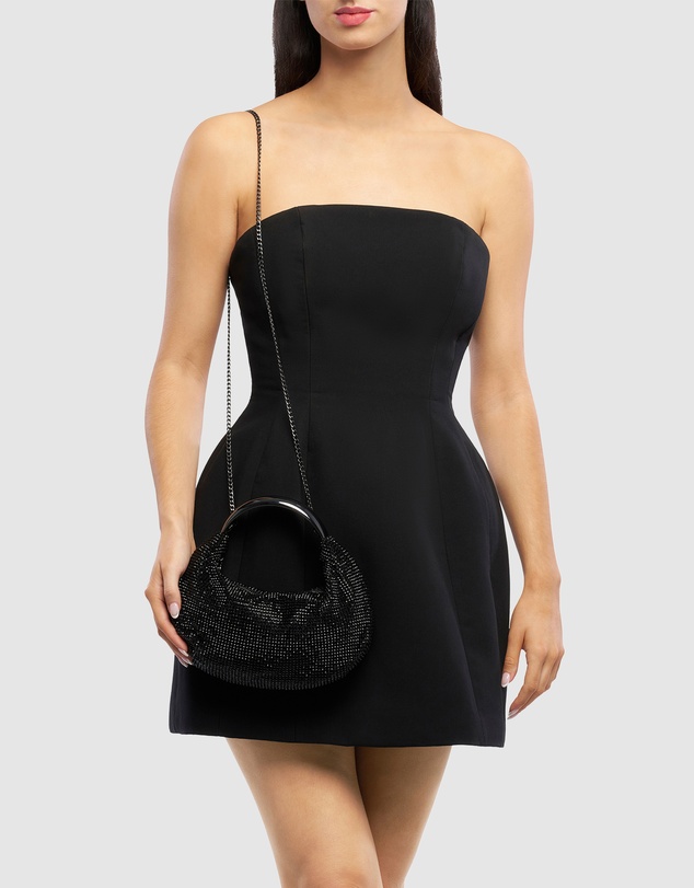 Olga Berg - Pixie Crystal Mesh Bag