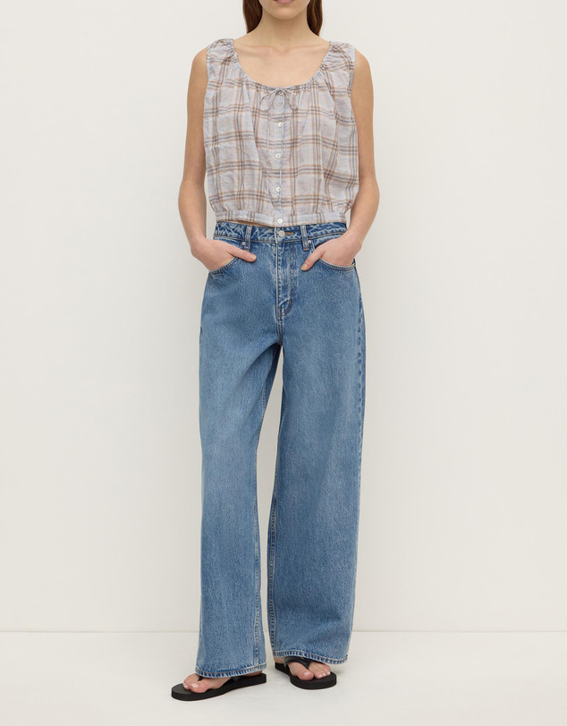 Assembly Label - Auden Check Top