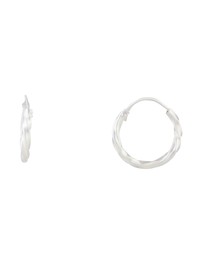 Lovisa - Sterling Silver Twist Hoop Earrings