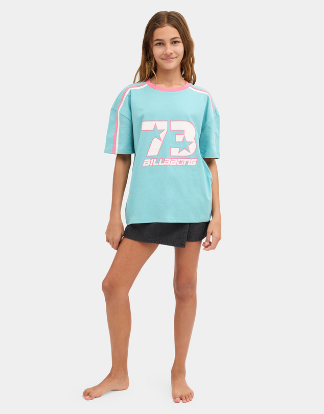 Billabong - Girls 8 to 16 Billa Star Oversized T-Shirt
