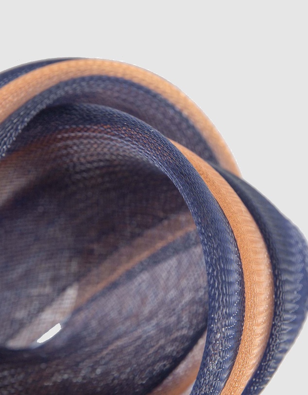 Fillies Collection - Bespoke Navy Nude Racing Fascinator