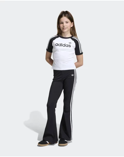 adidas Originals - Three Stripes Flared Leggings - Kids-Teens