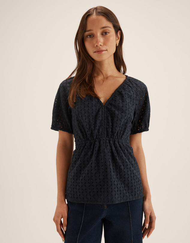 Review - Mabel Broderie Blouse