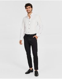 Tarocash - Cy Slim Textured Bamboo Shirt