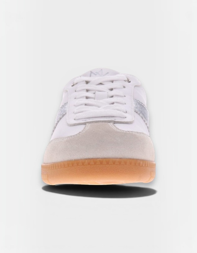 Mia Vita - Ramona II Lace-Up Casual Sneaker - White/Silver