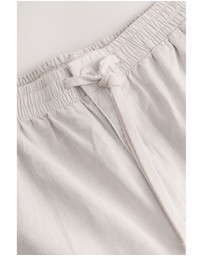 NEXT - Linen Cotton Elasticated Drawstring Trousers Regular Fit