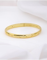 Wanderlust + Co - Midnight Hour Gold Bangle